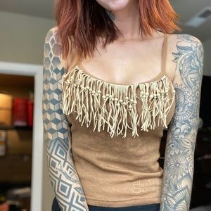 Early 2000’s vintage fringe Harley Davidson tank